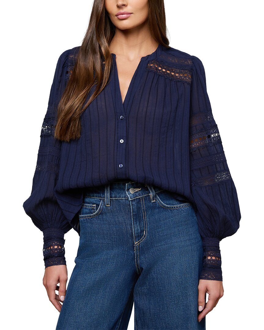 L’Agence Kiera Trim Blouse