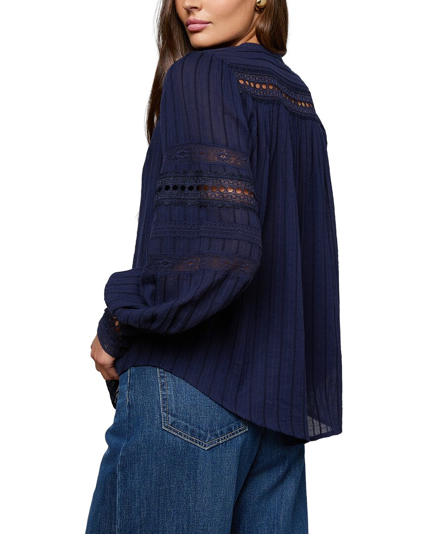 L’Agence Kiera Trim Blouse
