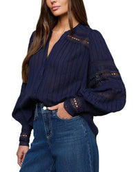 L’Agence Kiera Trim Blouse