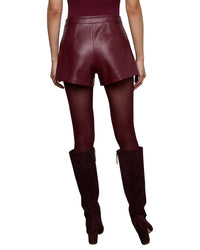 L’Agence Dionne Faux Leather Short