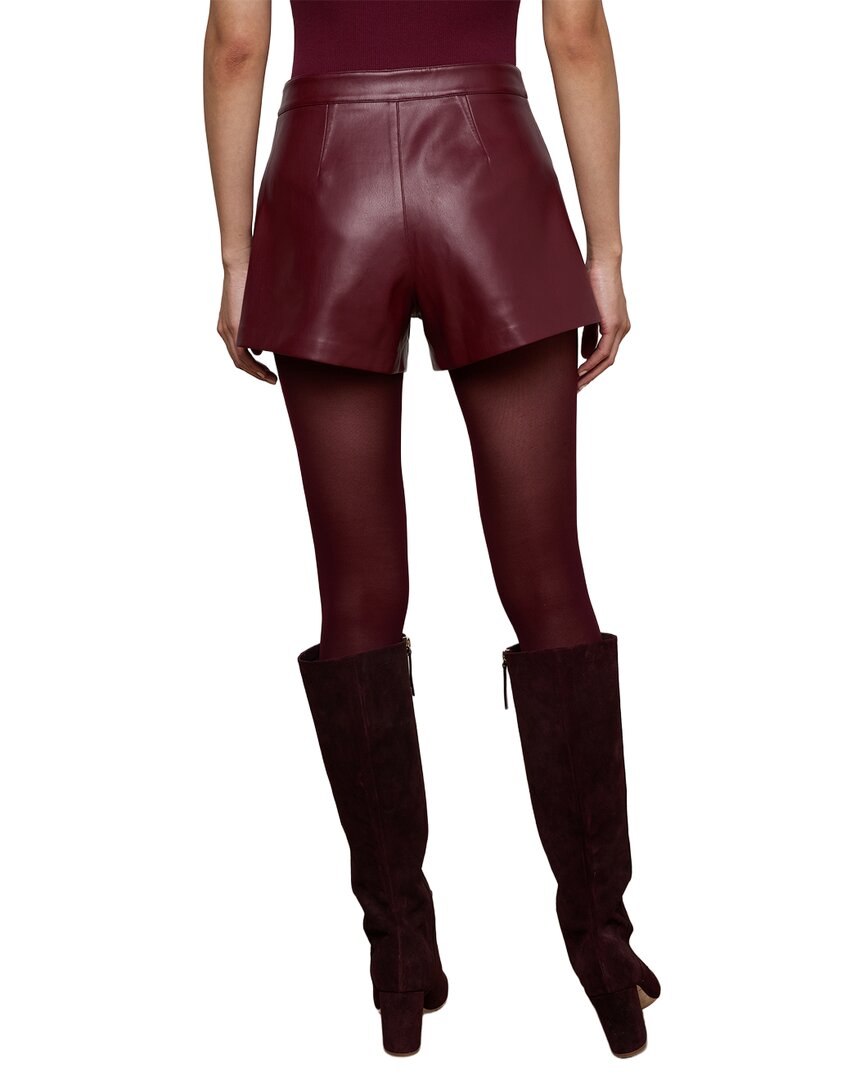 L’Agence Dionne Faux Leather Short