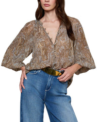 L’Agence Teagan Dolman Sleeve Blouse