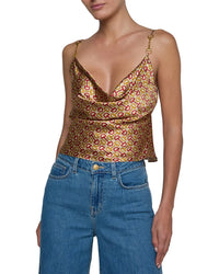 L’Agence Calista Cowl Silk Cami