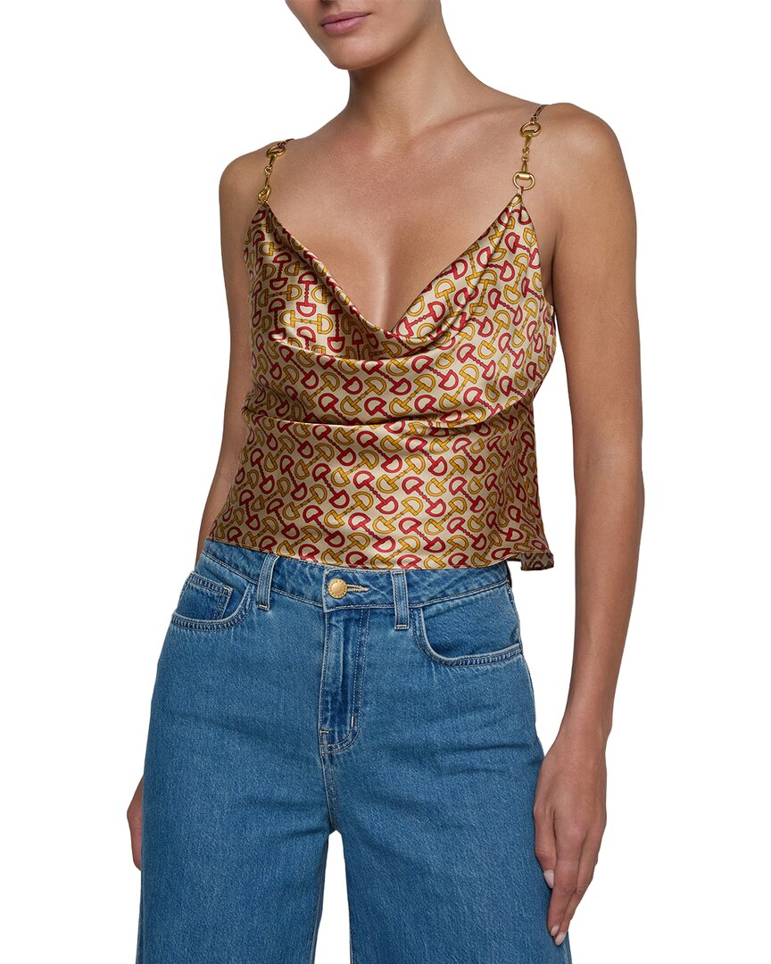 L’Agence Calista Cowl Silk Cami