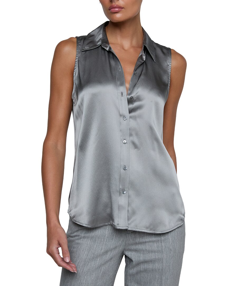 L’Agence Emmy Sleeveless Silk Blouse