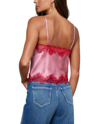 L’Agence Kimber Lace Insert Silk Cami