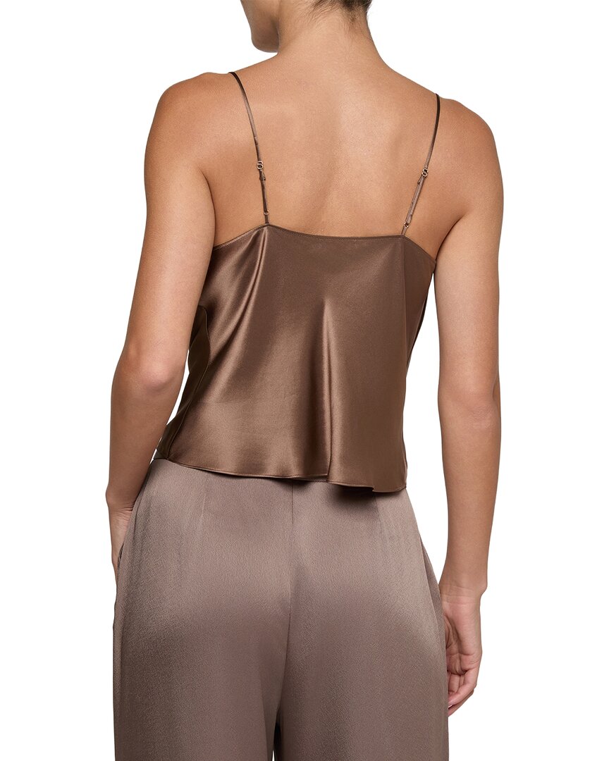 L’Agence Calista Cowl Neck Silk Cami