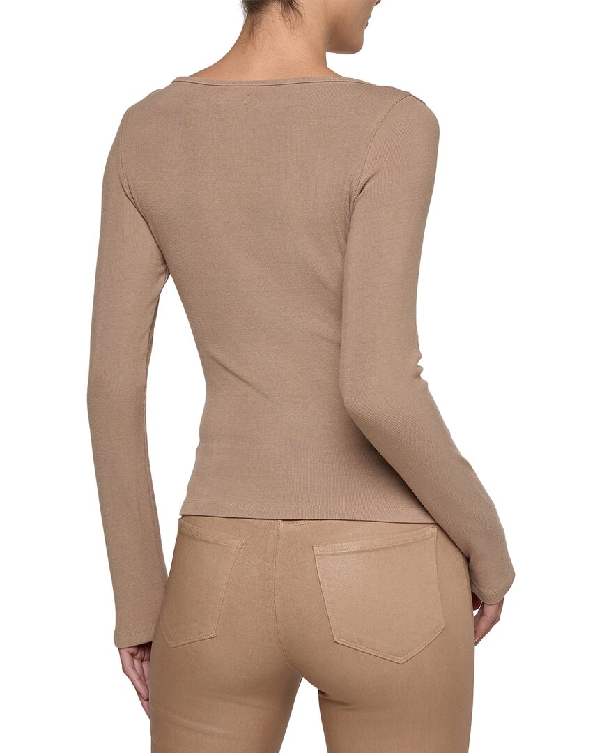 L’Agence Vanya Scoop Neck Top