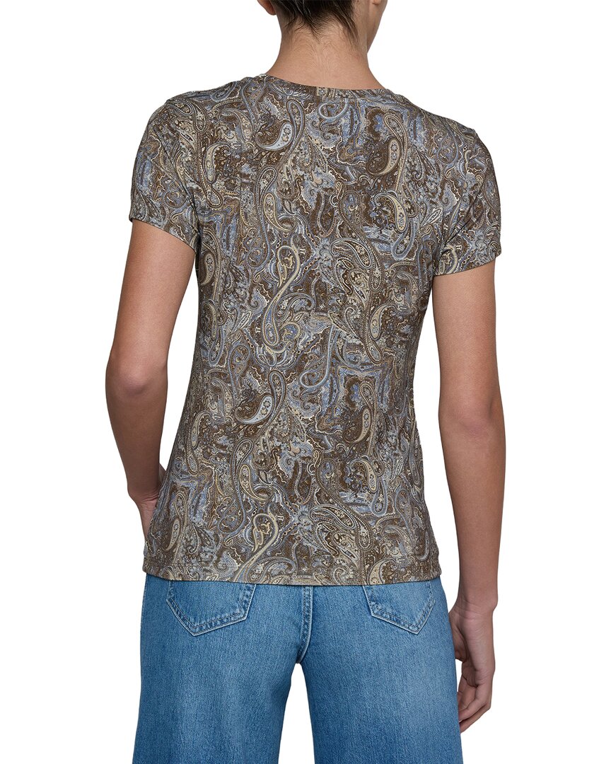 L’Agence Ressi Crew Ditsy Paisley Top