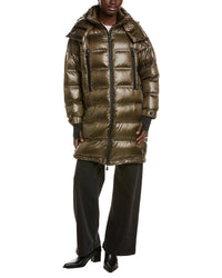 Moncler Rochelairs Hooded Long Down Coat