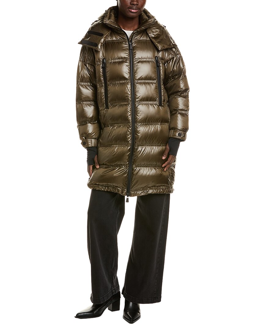 Moncler Rochelairs Hooded Long Down Coat