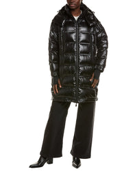 Moncler Rochelairs Hooded Long Down Coat