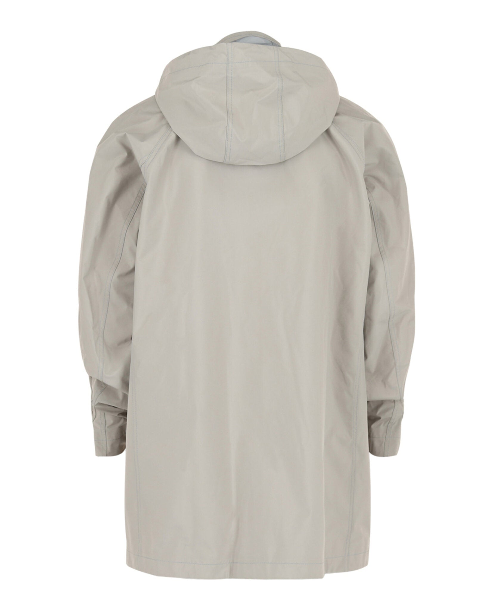 Ferragamo Mens Hooded Gancini Rain Jacket