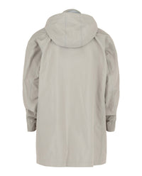 Ferragamo Mens Hooded Gancini Rain Jacket