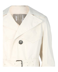 Ferragamo Mens Cotton Trench Coat