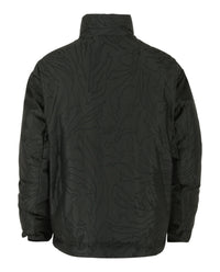 Ferragamo Mens Abstract Print Quilted Jacket