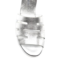 Hogan Flat Metallic Sandals