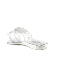 Hogan Flat Metallic Sandals