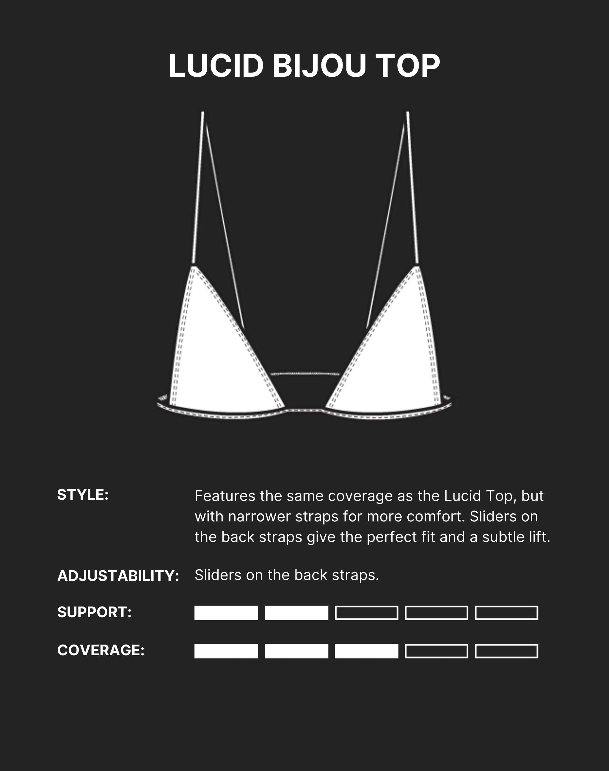 Lucid Bijou Bikini Top