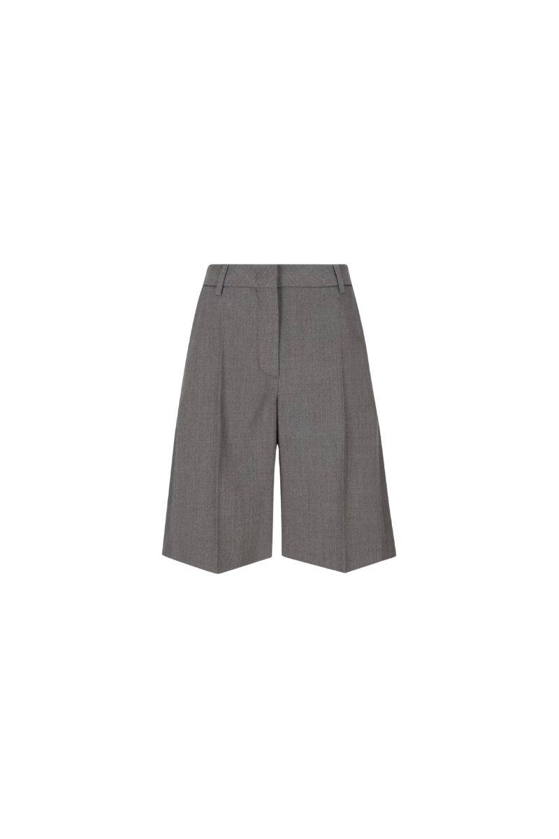 Valentino Garavani Valentino Wide-Leg Zip Casual Bermuda Shorts