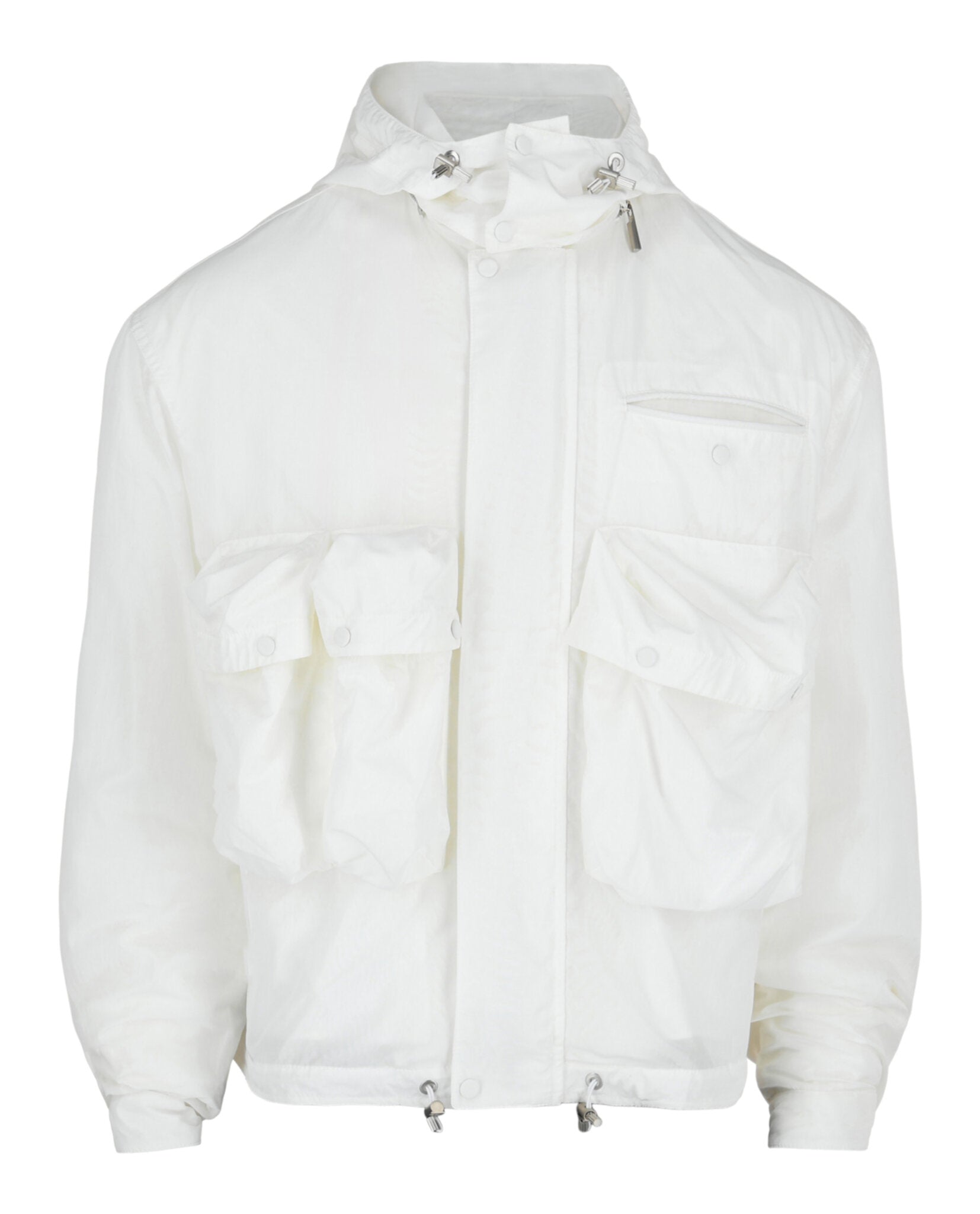Ferragamo Mens Hooded Utility Jacket