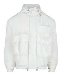 Ferragamo Mens Hooded Utility Jacket