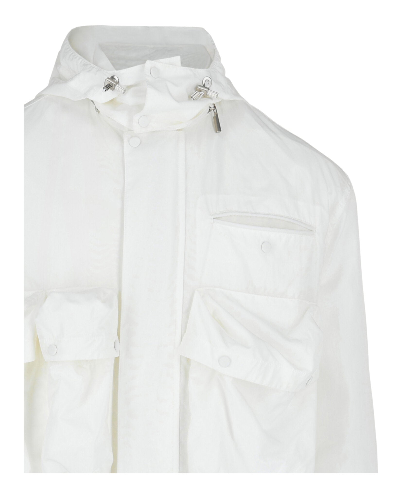 Ferragamo Mens Hooded Utility Jacket