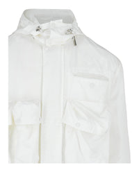 Ferragamo Mens Hooded Utility Jacket