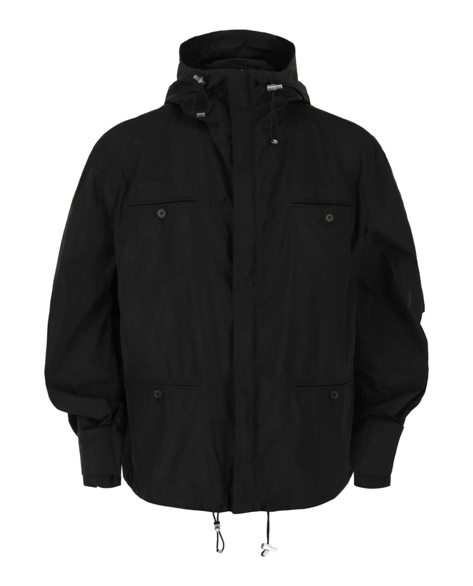 Ferragamo Mens Hooded Windbreaker Jacket