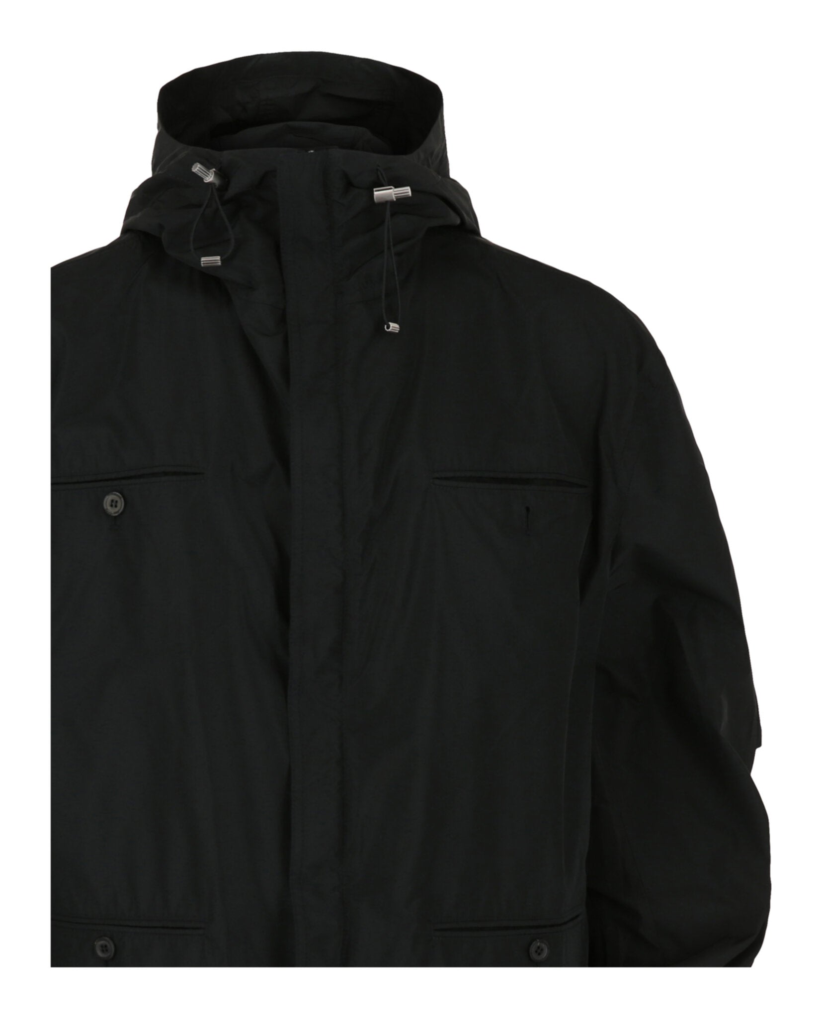 Ferragamo Mens Hooded Windbreaker Jacket