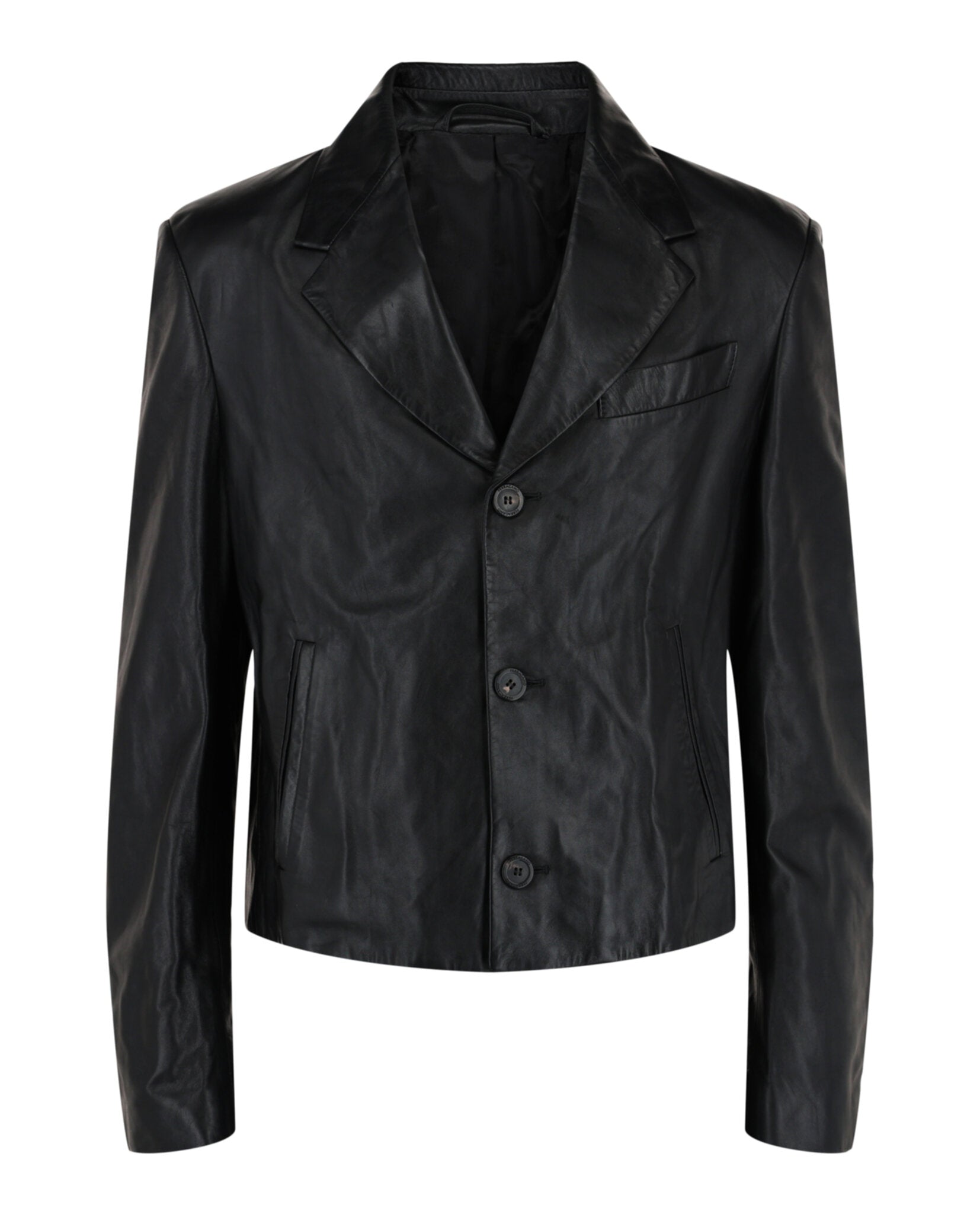 Ferragamo Mens Leather Blazer