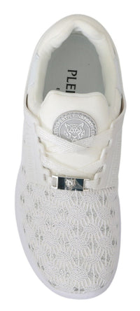 Philipp Plein Philipp Plein White Polyester Casual Sneakers Women's Shoes