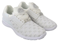 Philipp Plein Philipp Plein White Polyester Casual Sneakers Women's Shoes