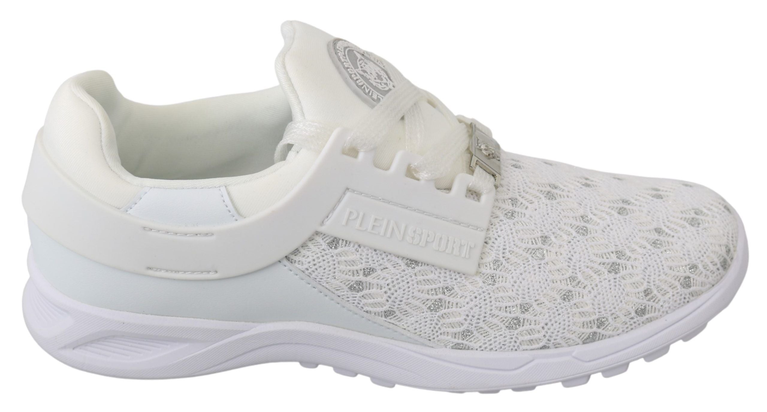 Philipp Plein Philipp Plein White Polyester Casual Sneakers Women's Shoes