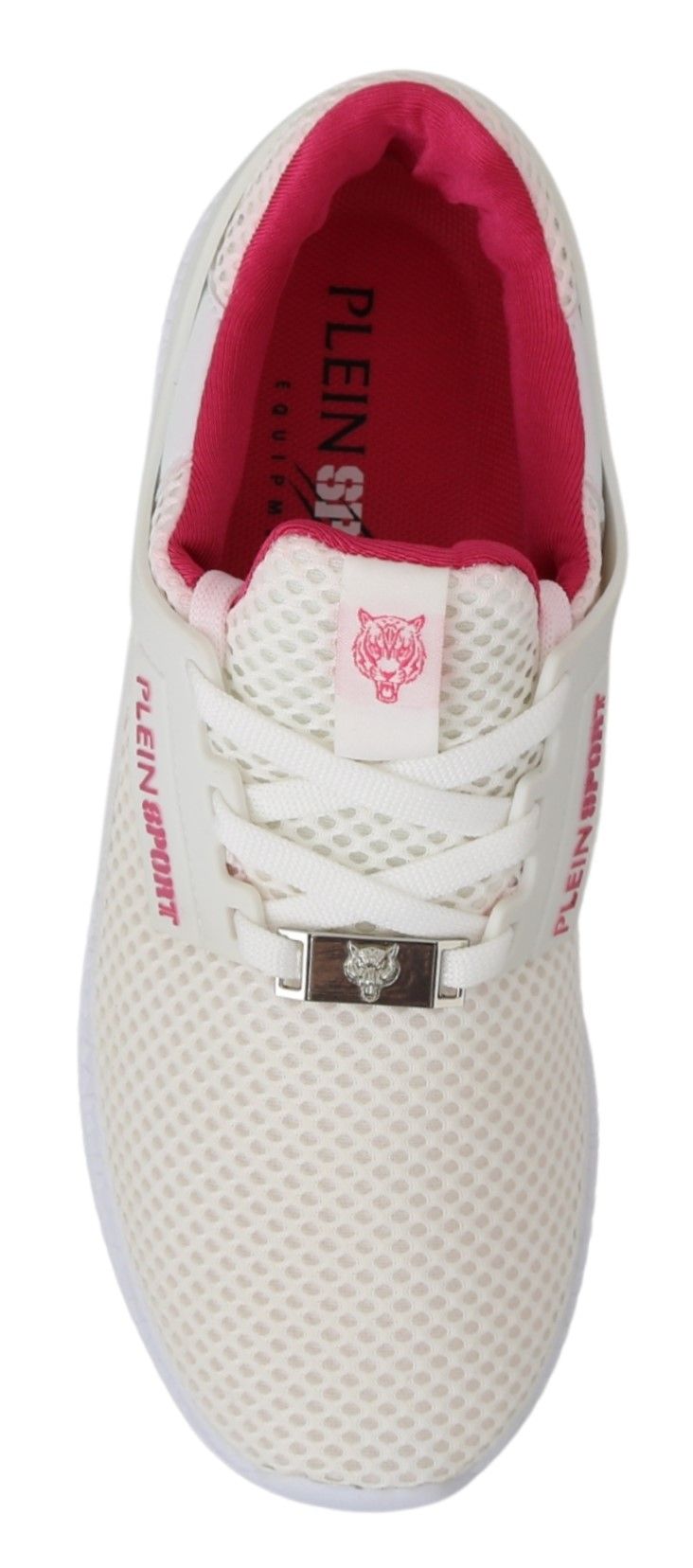 Philipp Plein Philipp Plein White Pink Polyester Becky Sneakers Women's Shoes