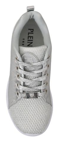 Philipp Plein Philipp Plein Gisella Silver Polyester Sneakers Women's Shoes