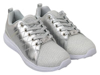 Philipp Plein Philipp Plein Gisella Silver Polyester Sneakers Women's Shoes