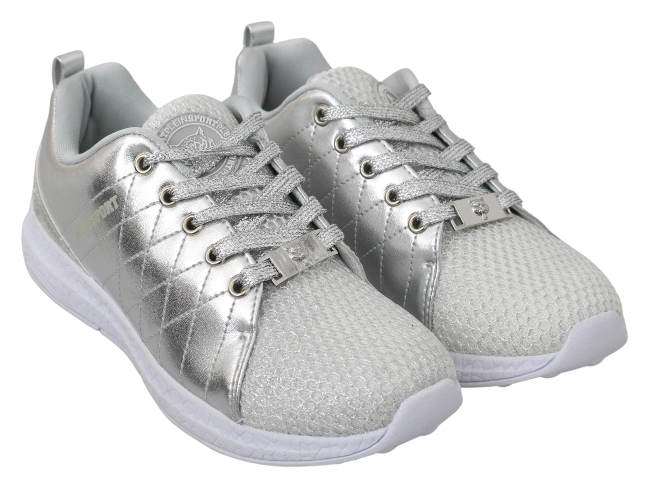 Philipp Plein Philipp Plein Gisella Silver Polyester Sneakers Women's Shoes
