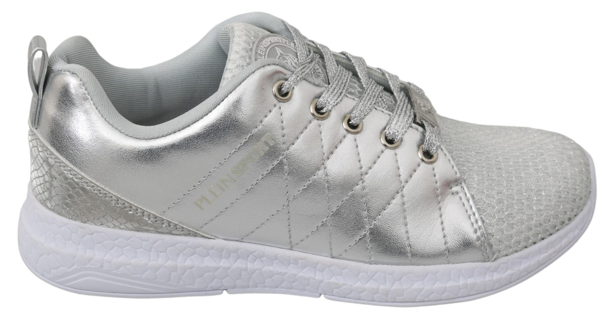 Philipp Plein Philipp Plein Gisella Silver Polyester Sneakers Women's Shoes