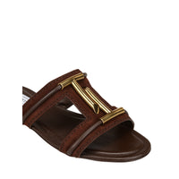 Tod's Double T Suede Sandals