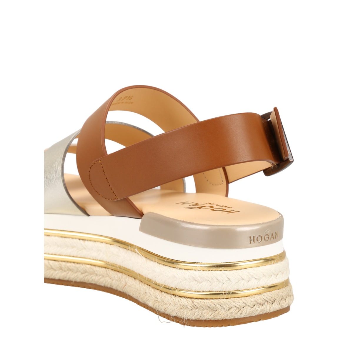 Hogan Panelled Platform Sandals