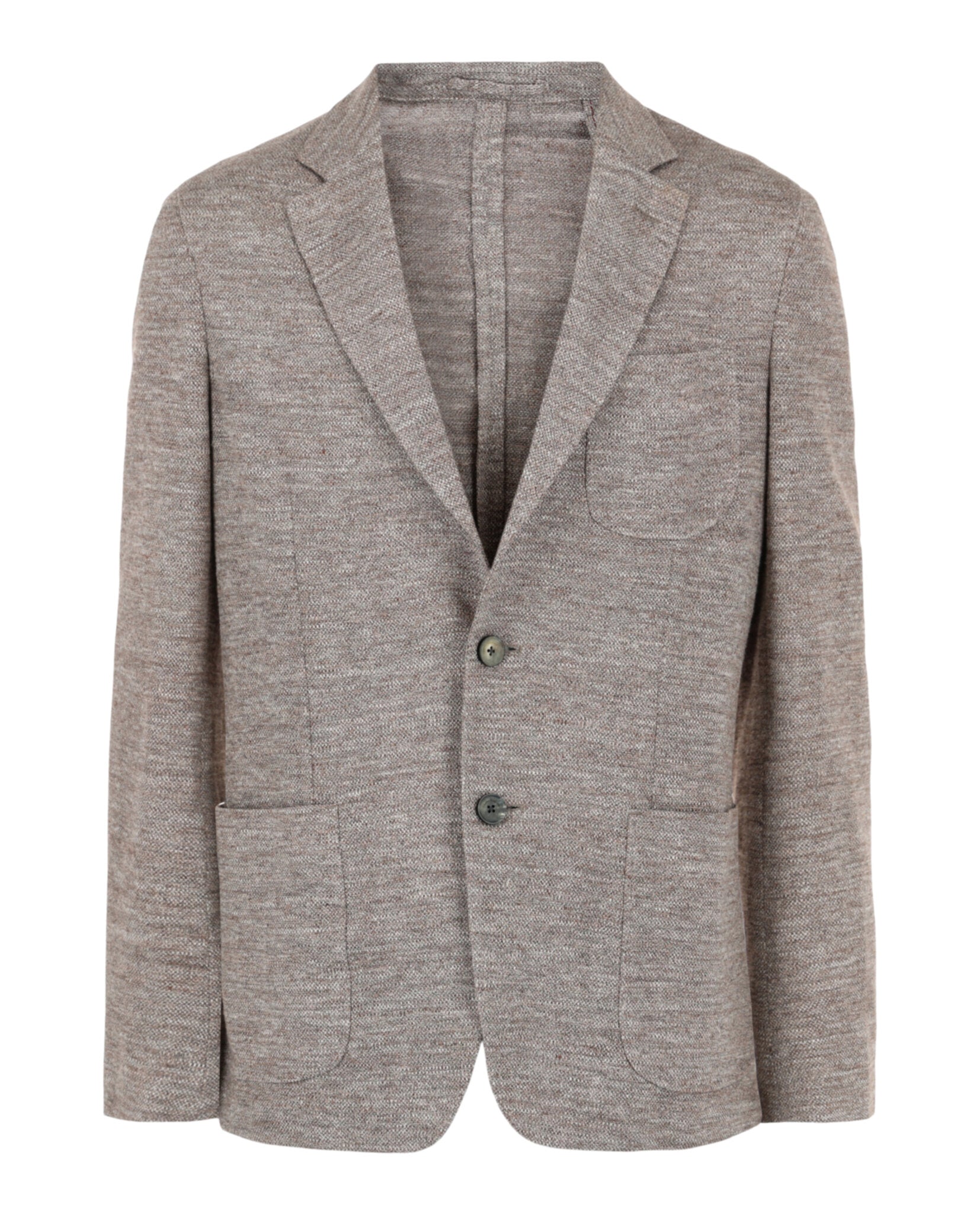 Ferragamo Mens Knit Blazer 48r Light Grey