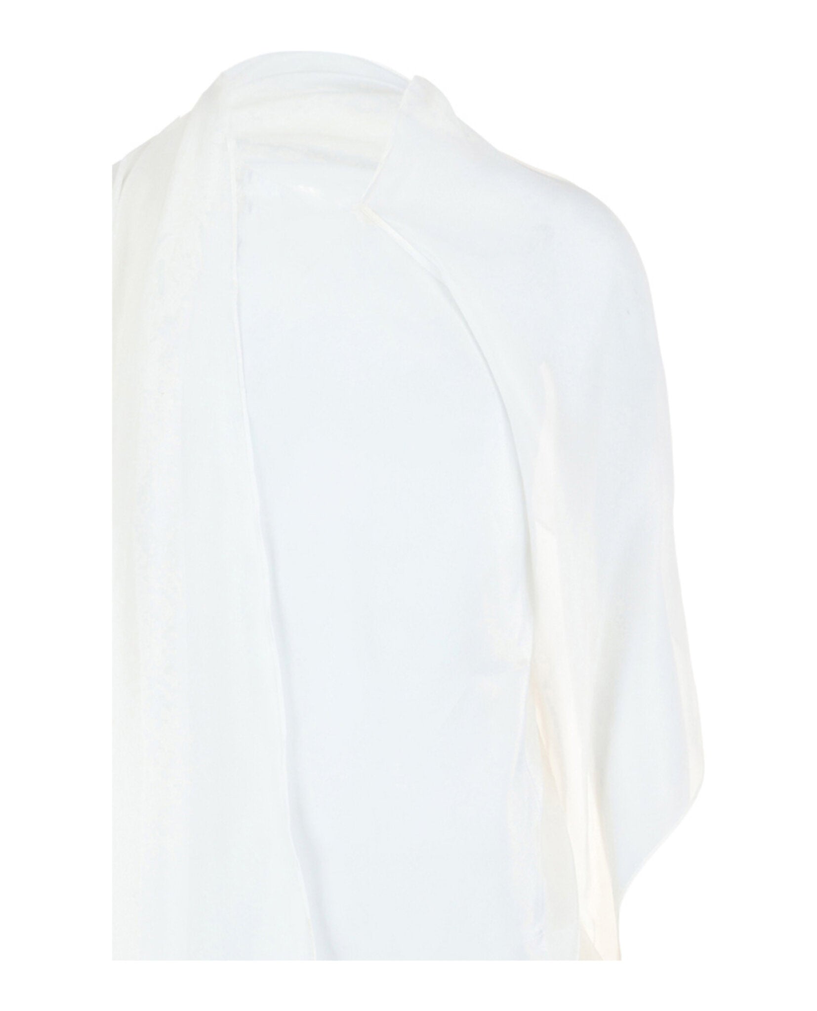 Ferragamo Womens Asymmetrical Shawl Blouse