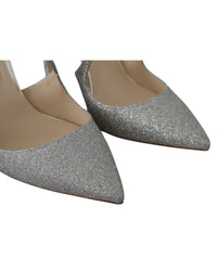 Jimmy Choo Love 100 Glitter Pumps - Silver