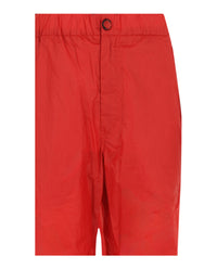 Ferragamo Mens Coated Drawstring Straight-Leg Pants