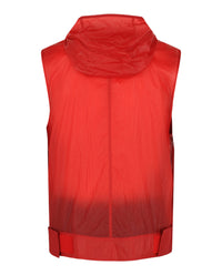 Ferragamo Mens Hooded Windbreaker Vest