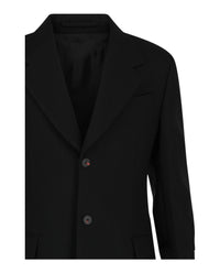Ferragamo Mens Notched Lapel Wool Blazer