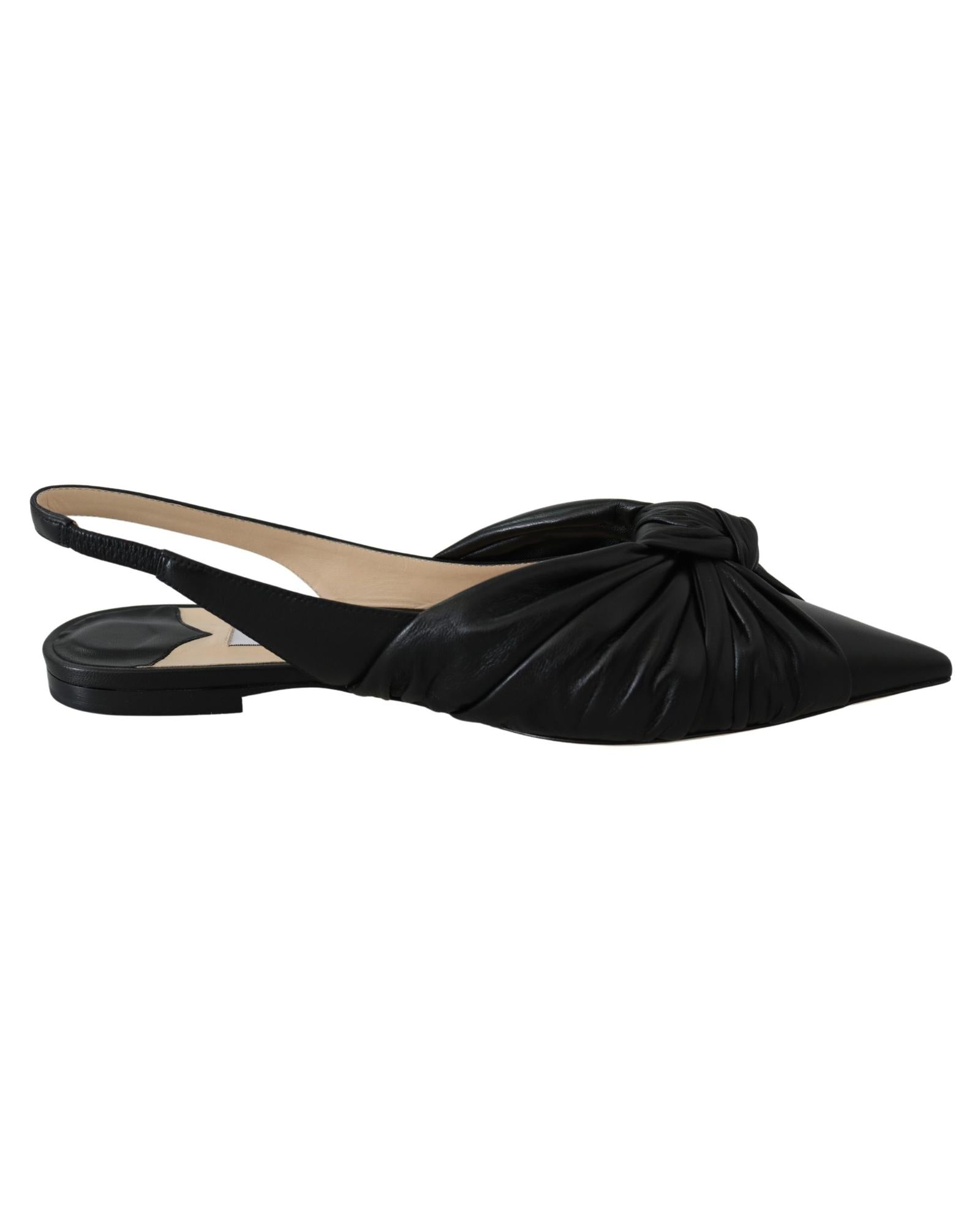 Jimmy Choo  Love 85 Slingback Pumps Black Leather