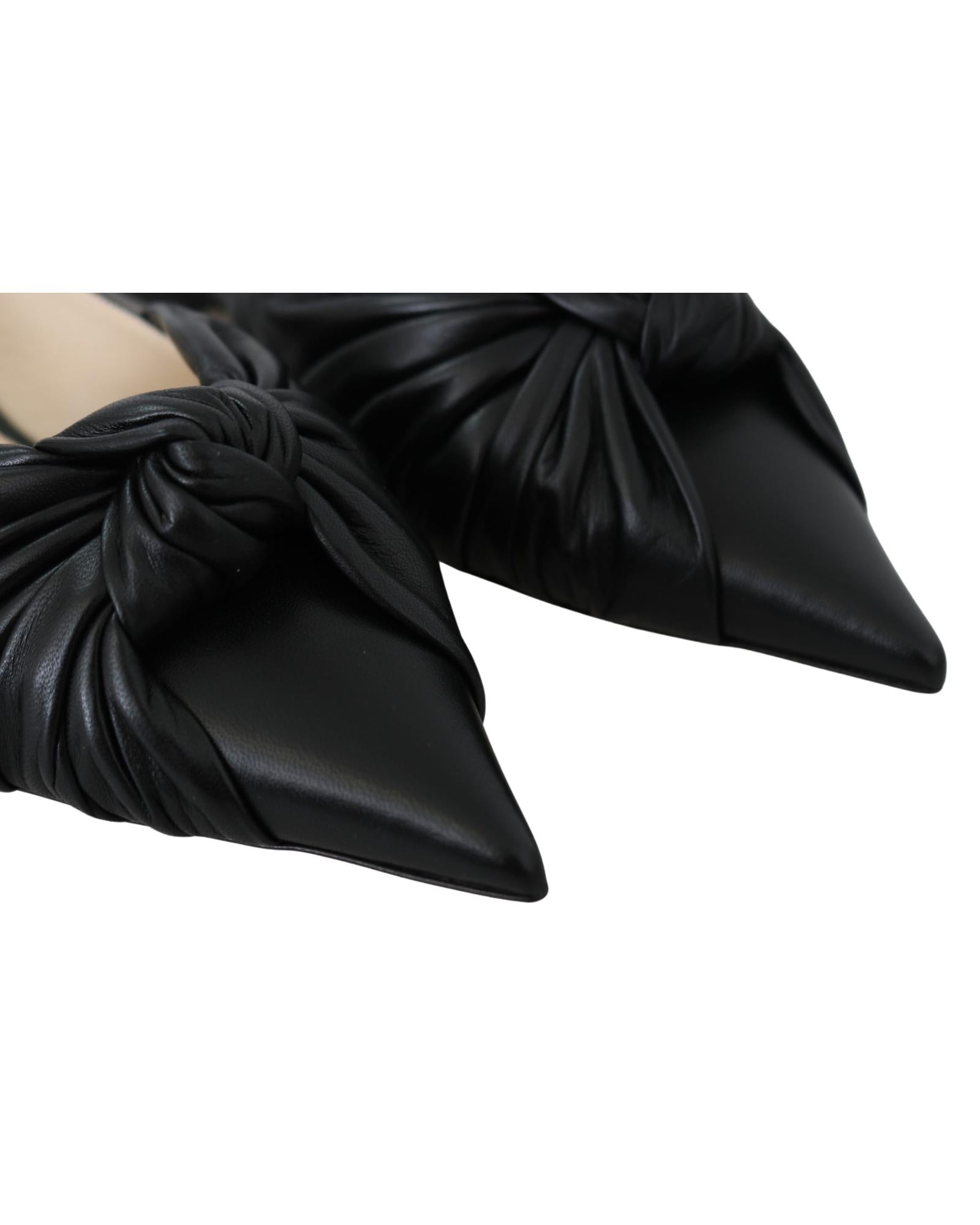 Jimmy Choo  Love 85 Slingback Pumps Black Leather