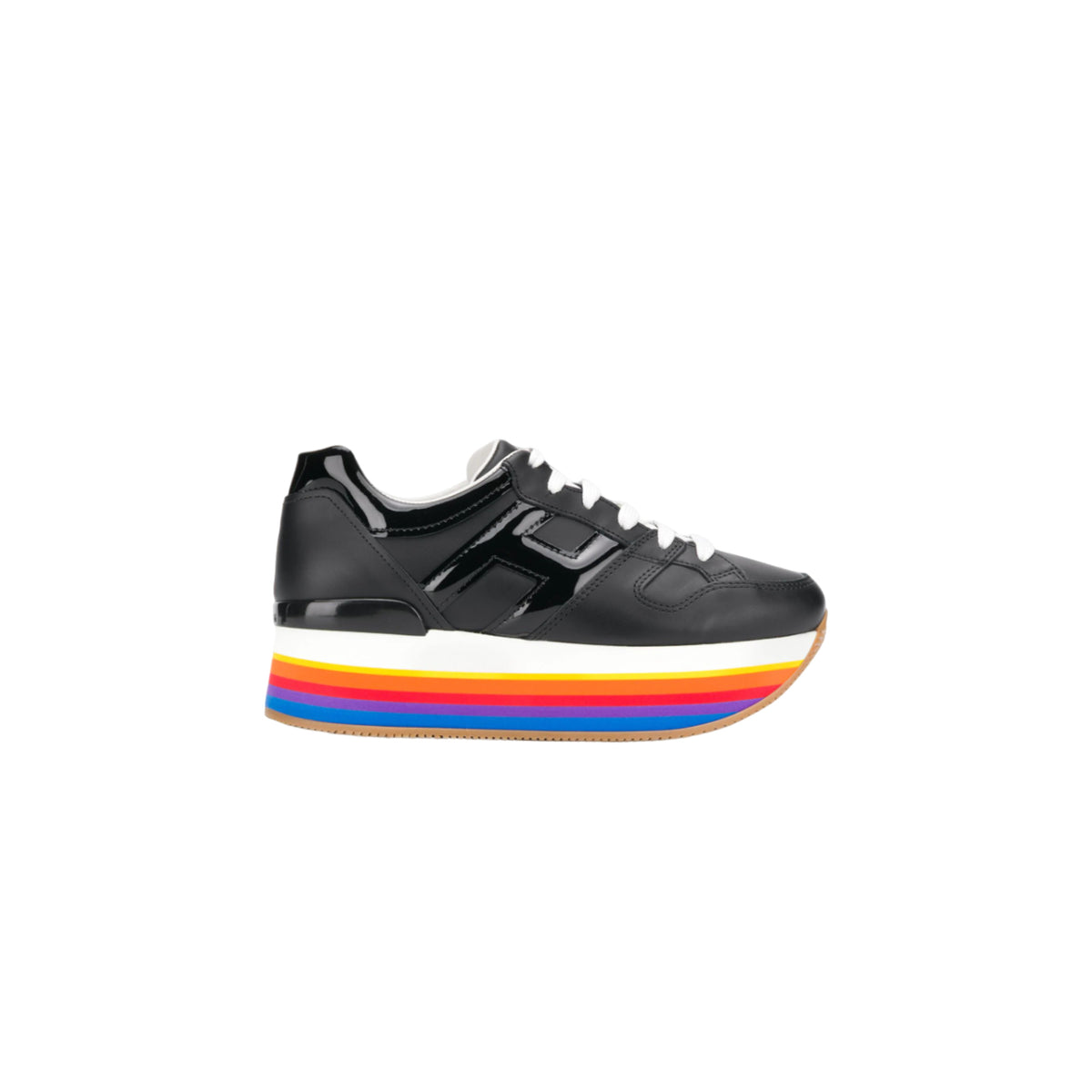 Hogan Rainbow Platform Sole Sneakers